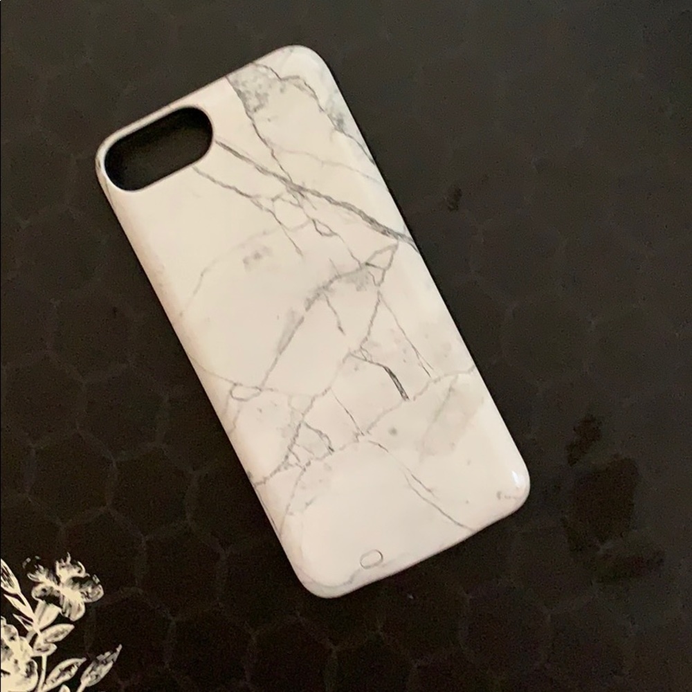 Marble Charging phone case iPhone 7 Plus!